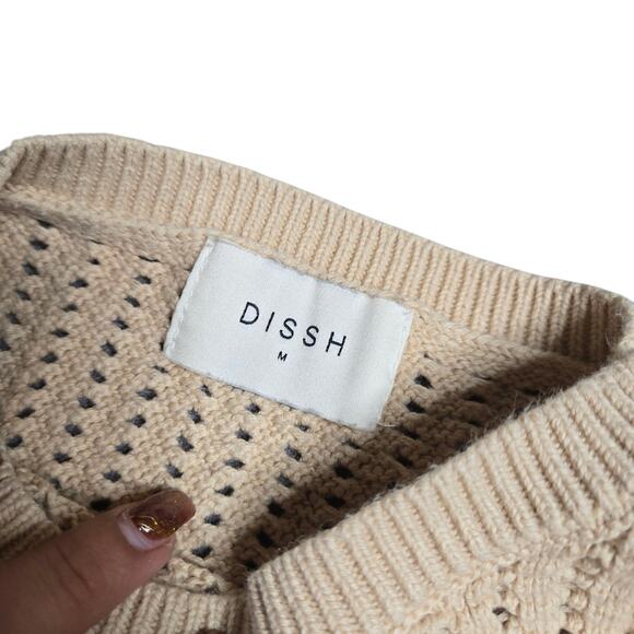 Dissh Denny Crochet Sleeveless Women's Top Size: M in Wheat - Picture 4 of 4